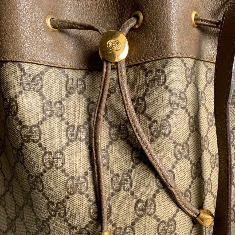 FIRM Authentic Gucci GG Vintage Supreme Ophidia Bucket - Picture 14 of 16